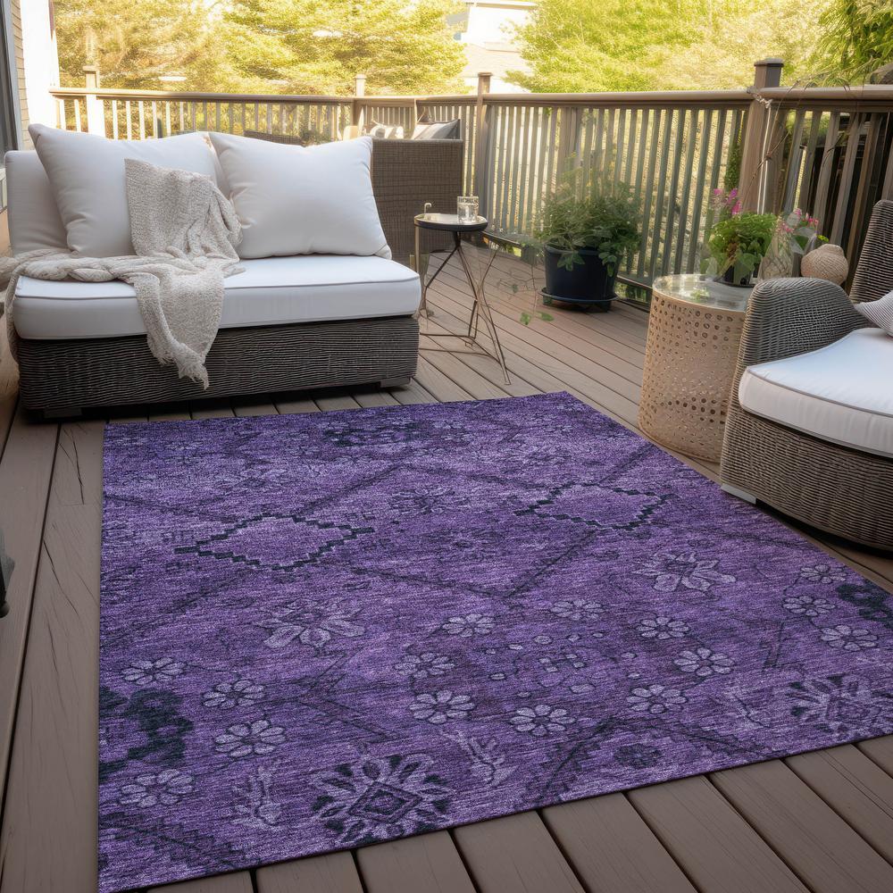 Chantille ACN842 Purple 2'6" x 3'10" Rug. Picture 7