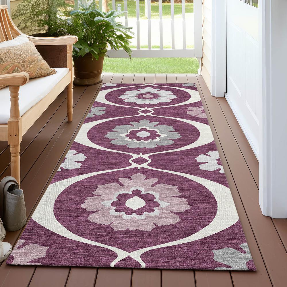 Chantille ACN858 Purple 2'3" x 7'6" Rug. Picture 6