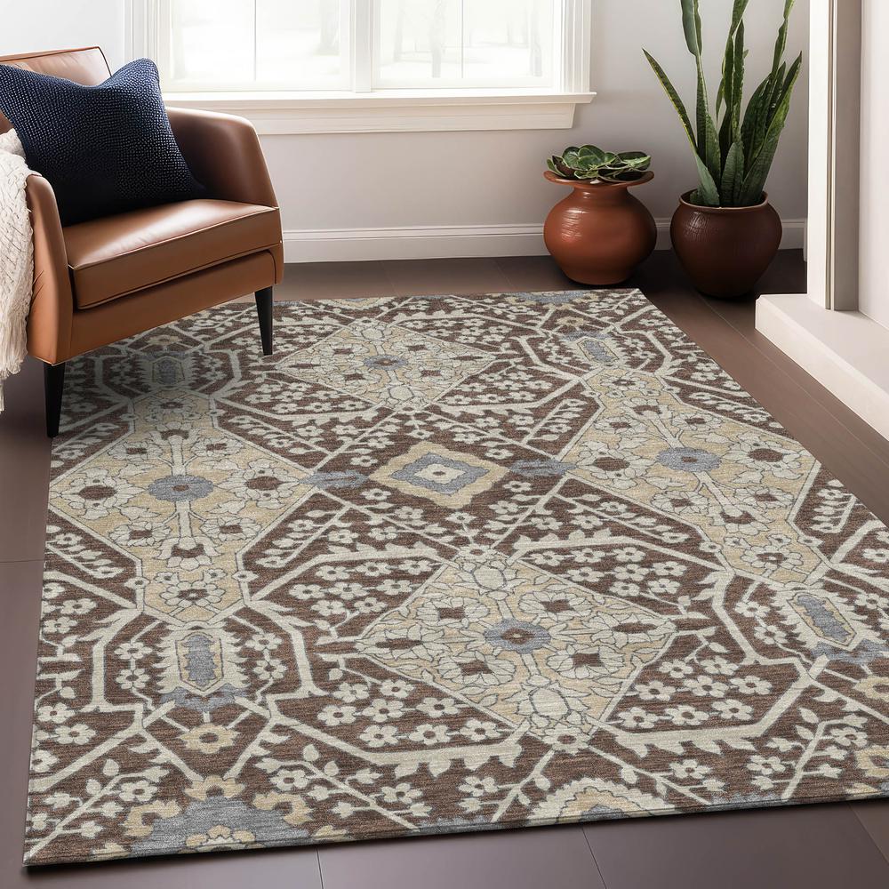 Chantille ACN863 Brown 2'6" x 3'10" Rug. Picture 5