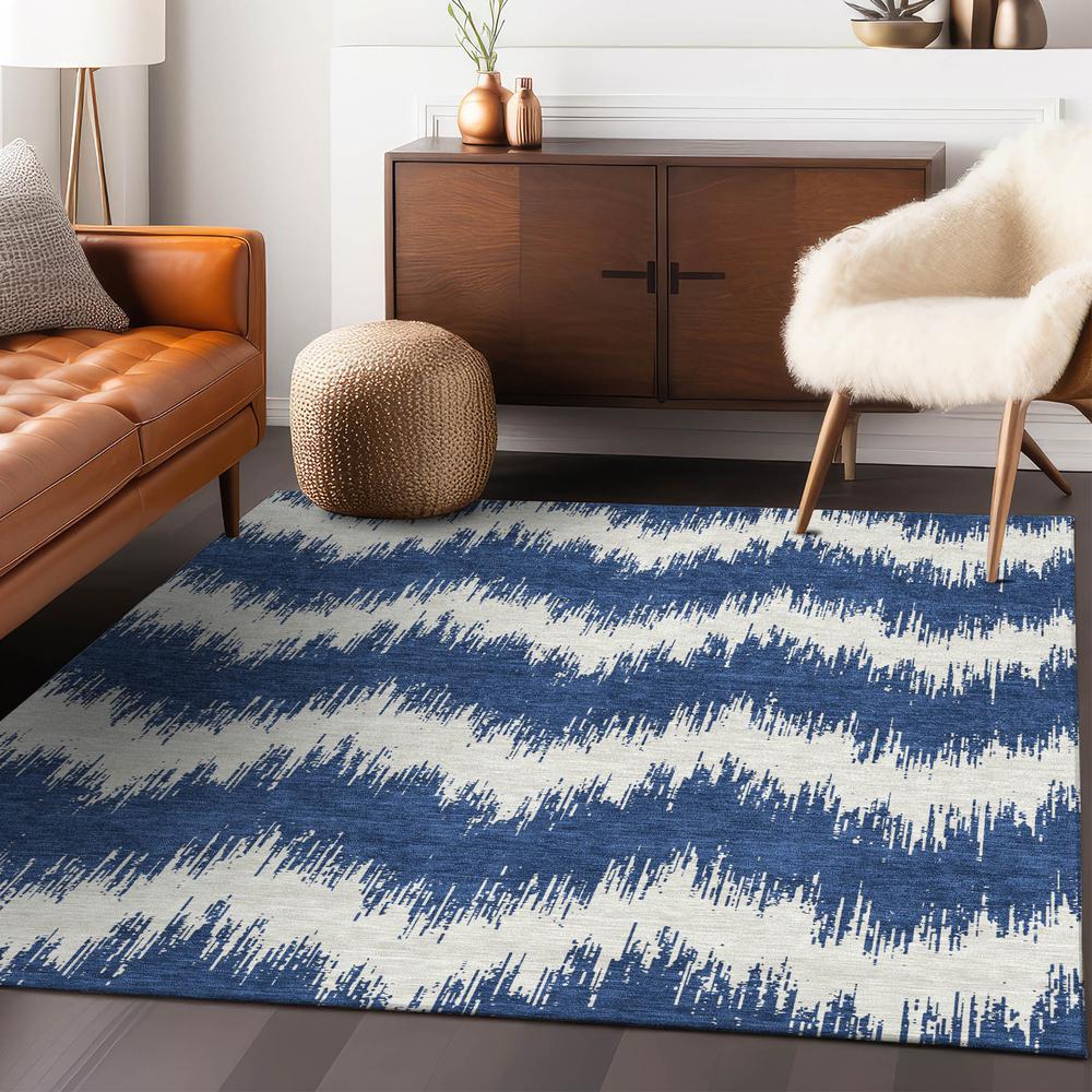 Chantille ACN880 Blue 2'6" x 3'10" Rug. Picture 5