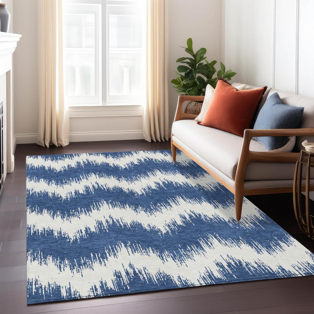 Chantille ACN880 Blue 2'6" x 3'10" Rug. Picture 6