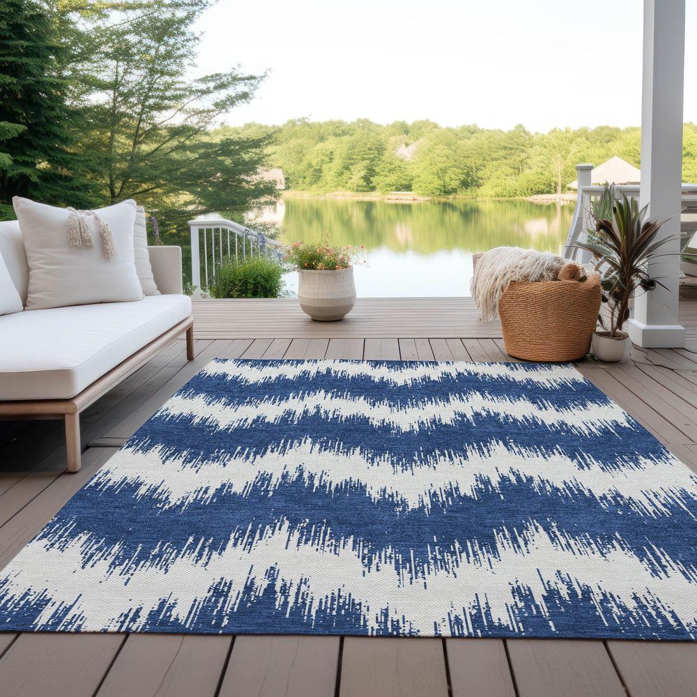 Chantille ACN880 Blue 2'6" x 3'10" Rug. Picture 7