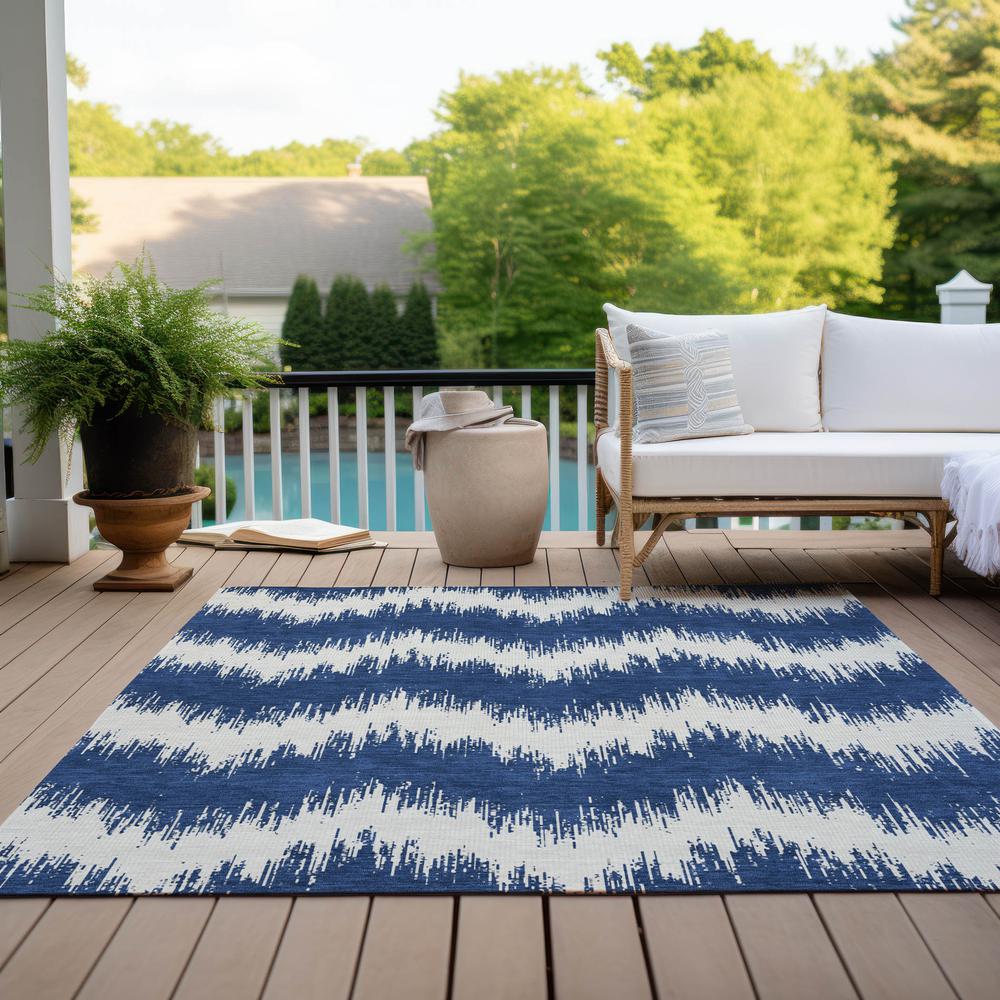 Chantille ACN880 Blue 2'6" x 3'10" Rug. Picture 8