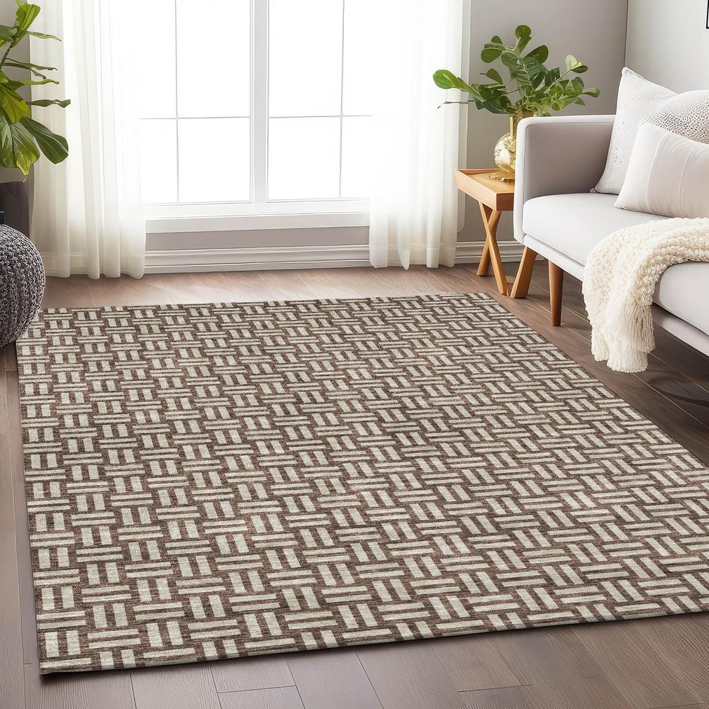 Chantille ACN925 Brown 2'6" x 3'10" Rug. Picture 5