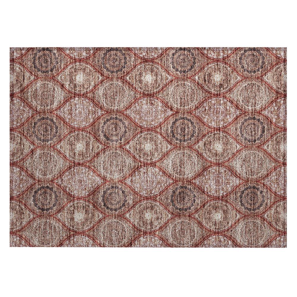 Chantille ACN976 Orange 1'8" x 2'6" Rug. Picture 1