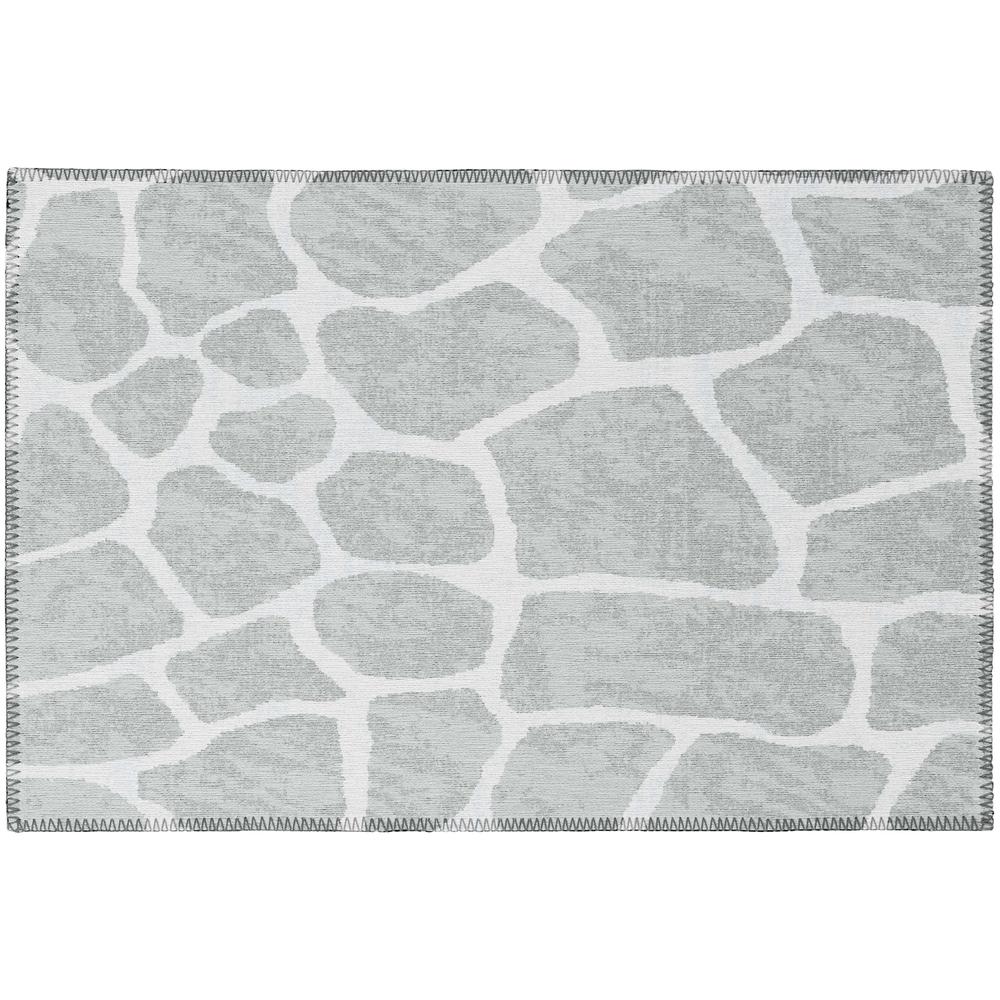 Indoor/Outdoor Mali ML4 Flannel Washable 1'8" x 2'6" Rug. Picture 1