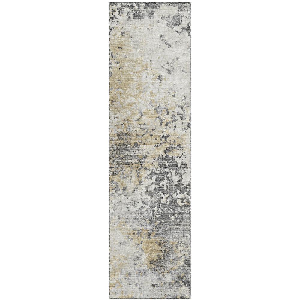 Indoor/Outdoor Accord AAC35 Moody Washable 2'3" x 7'6" Runner Rug. Picture 1