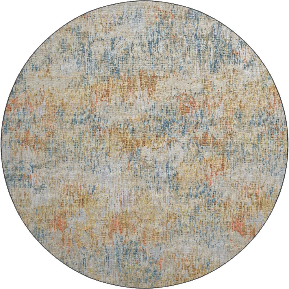 Camberly CM1 Sunset 8' x 8' Round Rug. Picture 1