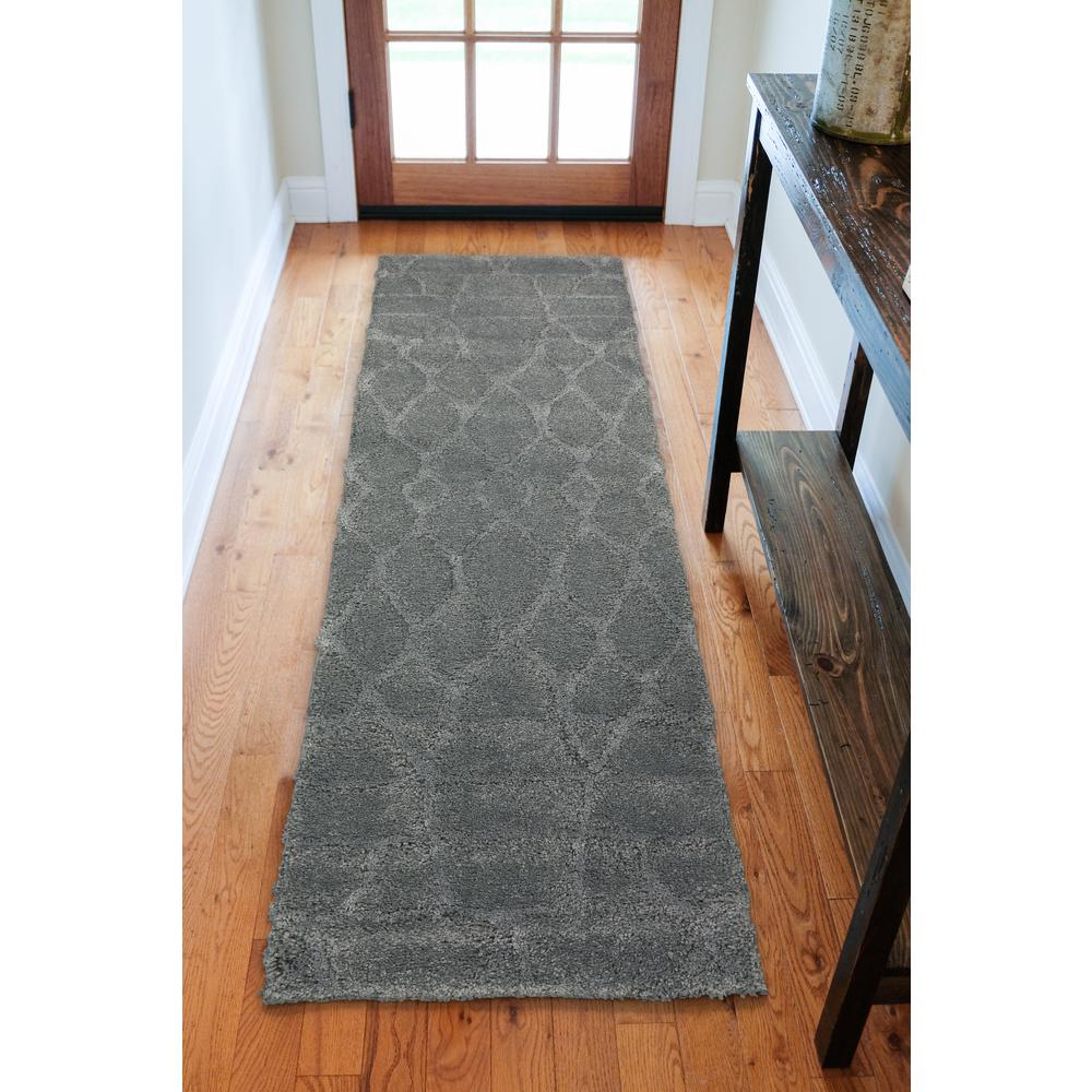 Marquee MQ1 Metal 2'3" x 7'5" Runner Rug. Picture 2