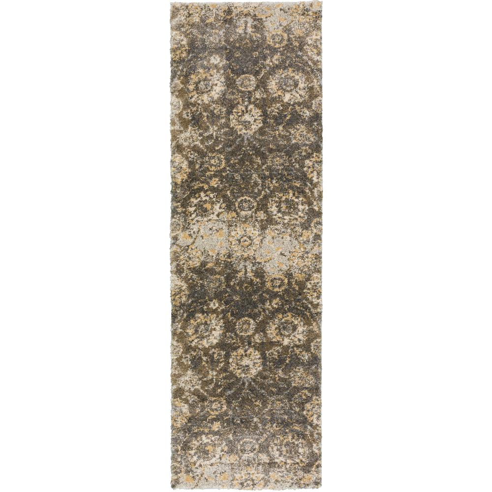 Orleans OR5 Taupe 2'3" x 7'5" Runner Rug. Picture 1