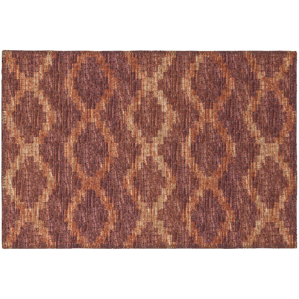 Indoor/Outdoor Sedona SN9 Spice Washable 1'8" x 2'6" Rug. Picture 1