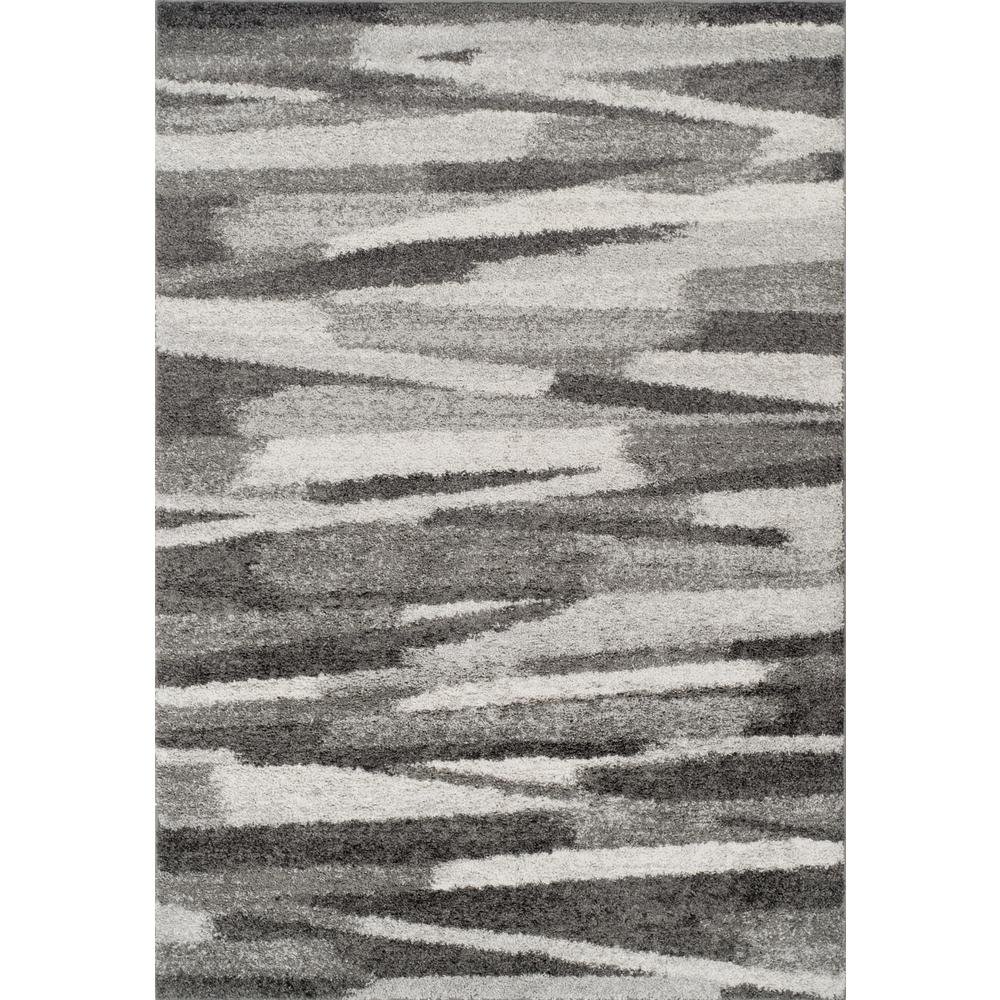 Rocco RC7 Charcoal 3'3" x 5'1" Rug. Picture 1