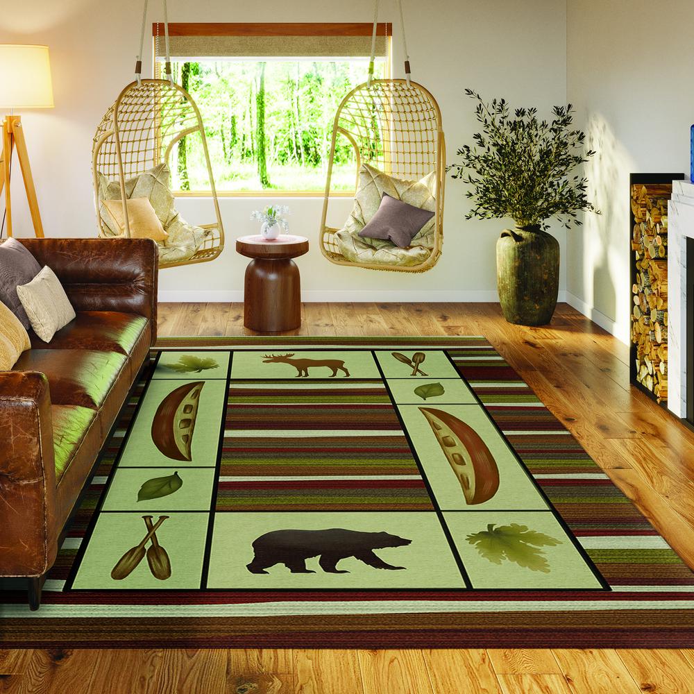 Indoor/Outdoor Excursion EX3 Canyon Washable 2'6" x 3'10" Rug. Picture 7