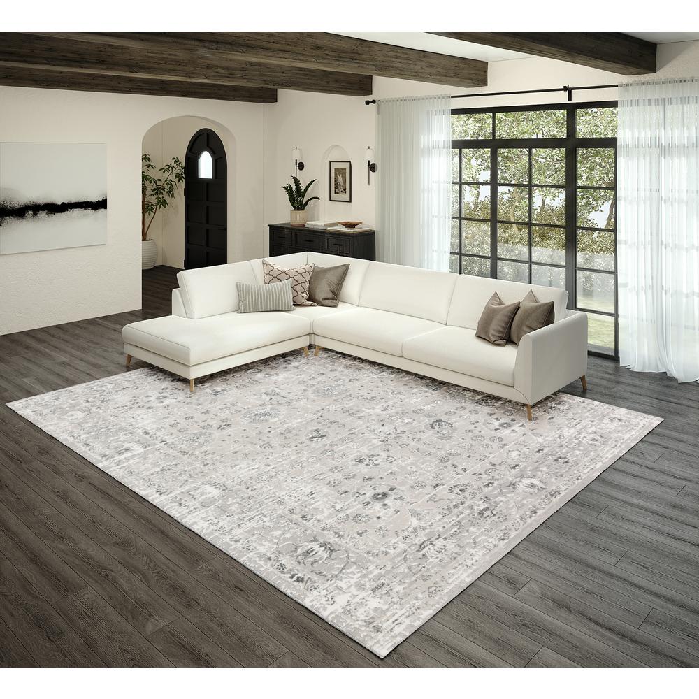 Ansley AAS38 Gray 3'2" x 5'1" Rug. Picture 2