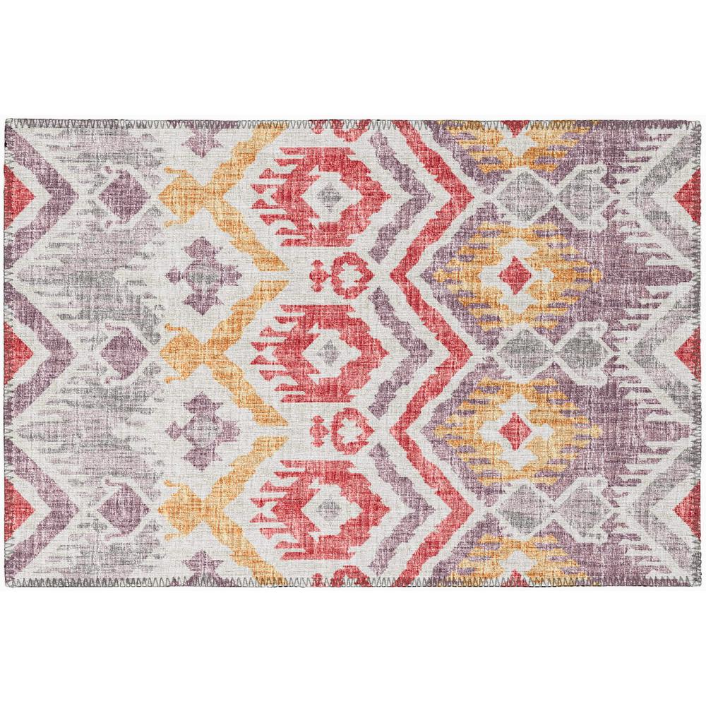 Indoor/Outdoor Sedona SN2 Passion Washable 1'8" x 2'6" Rug. Picture 1