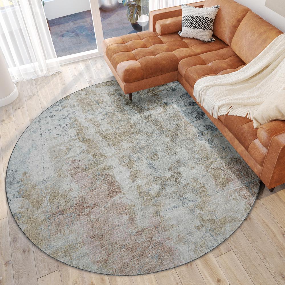 Camberly CM3 Midnight 8' x 8' Round Rug. Picture 2