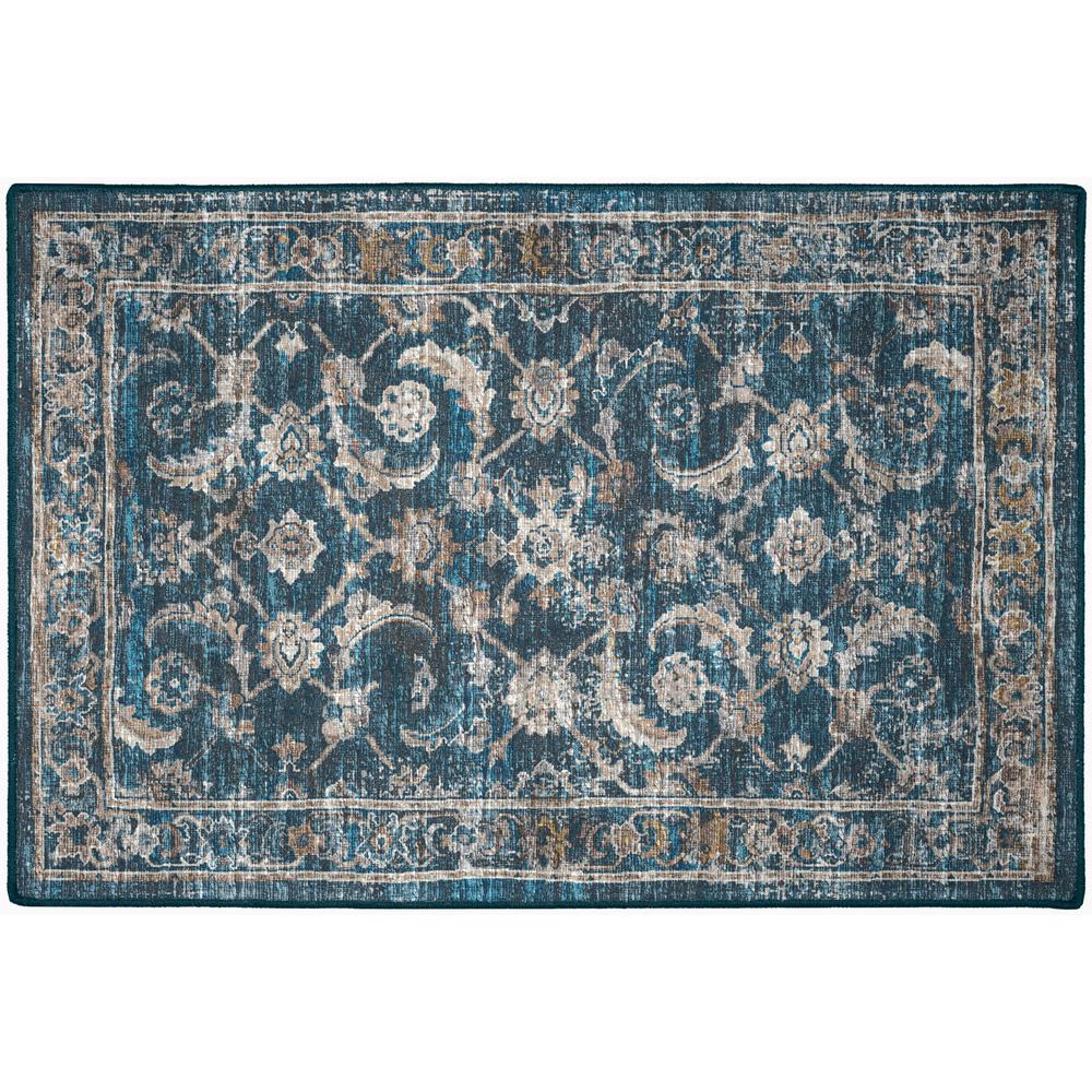 Jericho JC4 Navy 2' x 3' Rug. Picture 1