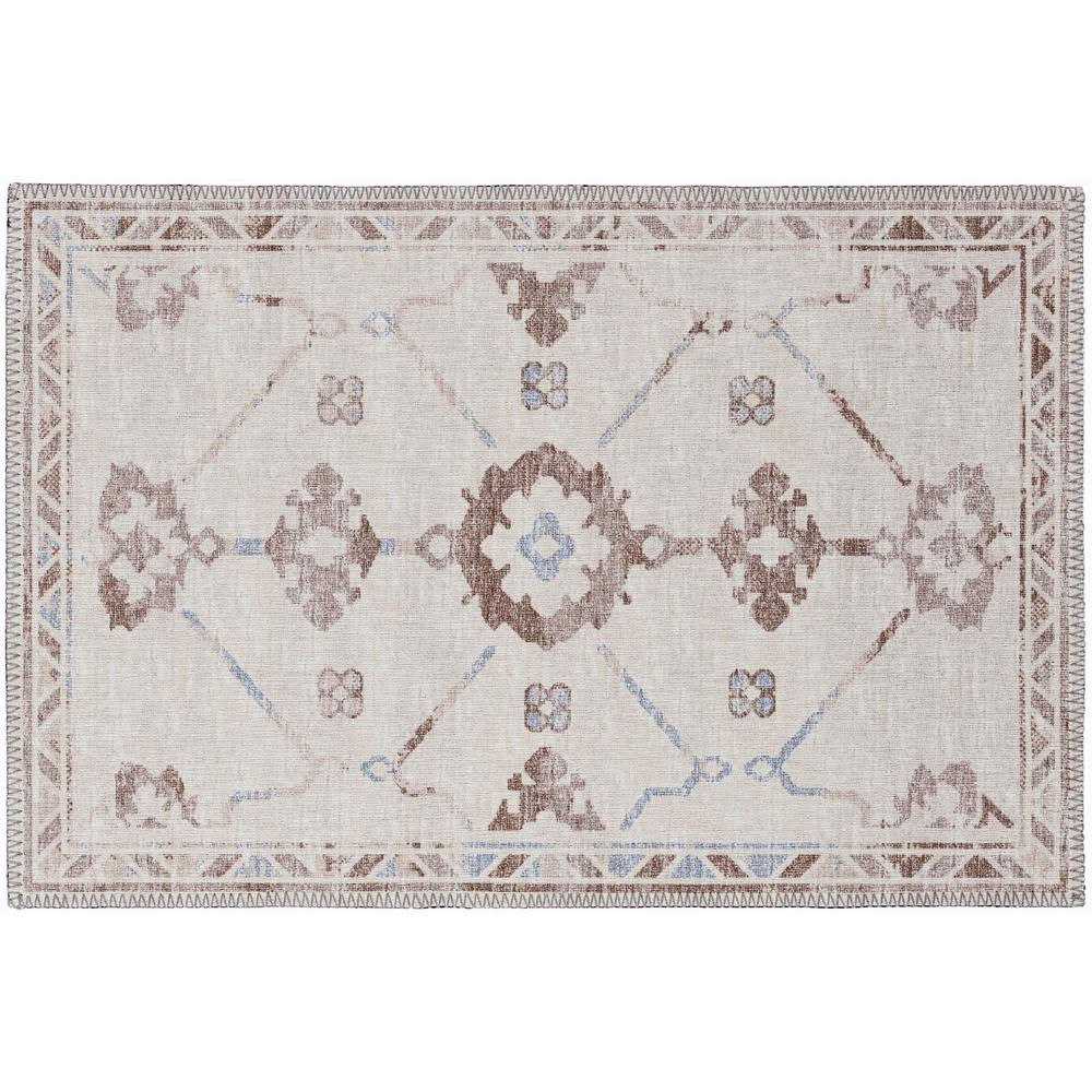 Indoor/Outdoor Sedona SN16 Parchment Washable 1'8" x 2'6" Rug. Picture 1