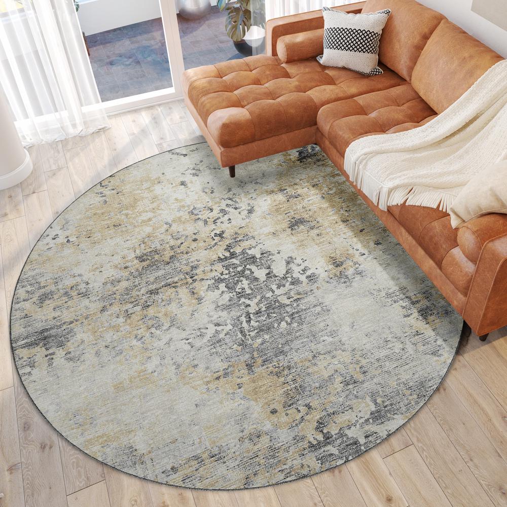 Camberly CM5 Mink 8' x 8' Round Rug. Picture 2