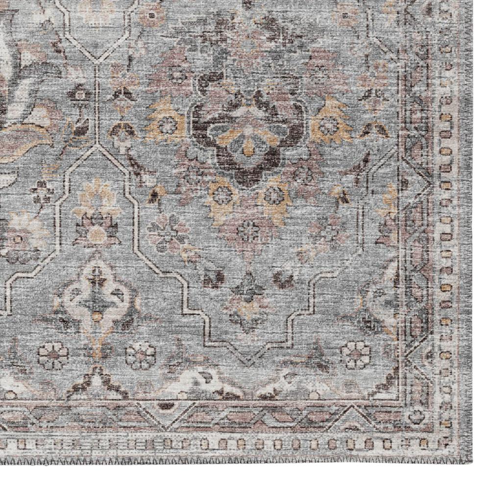 Indoor/Outdoor Marbella MB4 Silver Washable 1'8" x 2'6" Rug. Picture 3