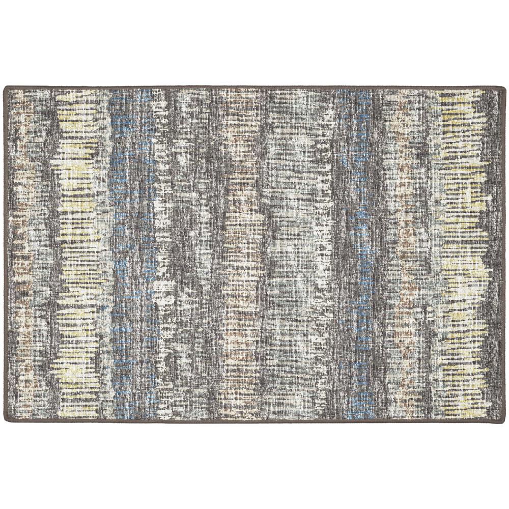 Winslow WL4 Charcoal 2' x 3' Rug. Picture 1