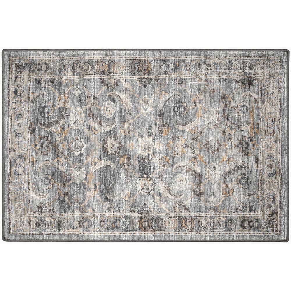 Jericho JC4 Silver 2' x 3' Rug. Picture 1