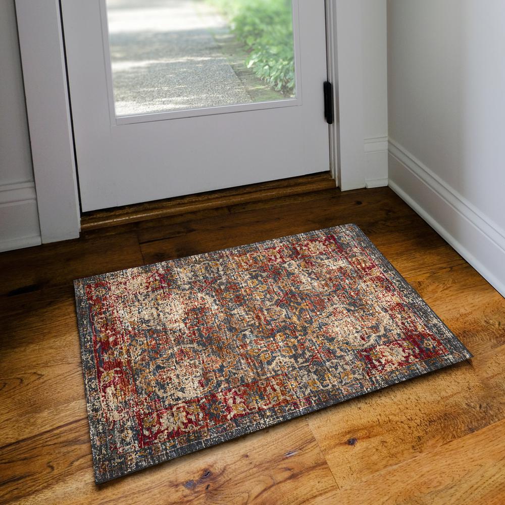Jericho JC3 Charcoal 2' x 3' Rug. Picture 2