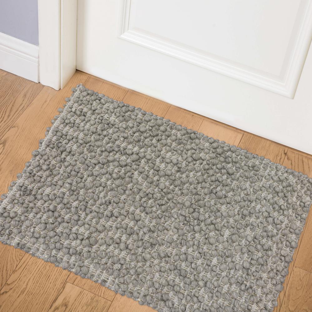 Boulder ABL31GR2X3 Grey, Throw/Accent Rug. The main picture.