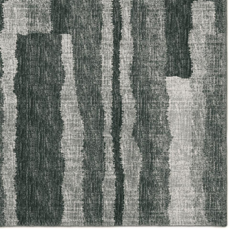 Bravado Shadow Contemporary Striped 1'8" x 2'6" Accent Rug Shadow ABV37. Picture 2