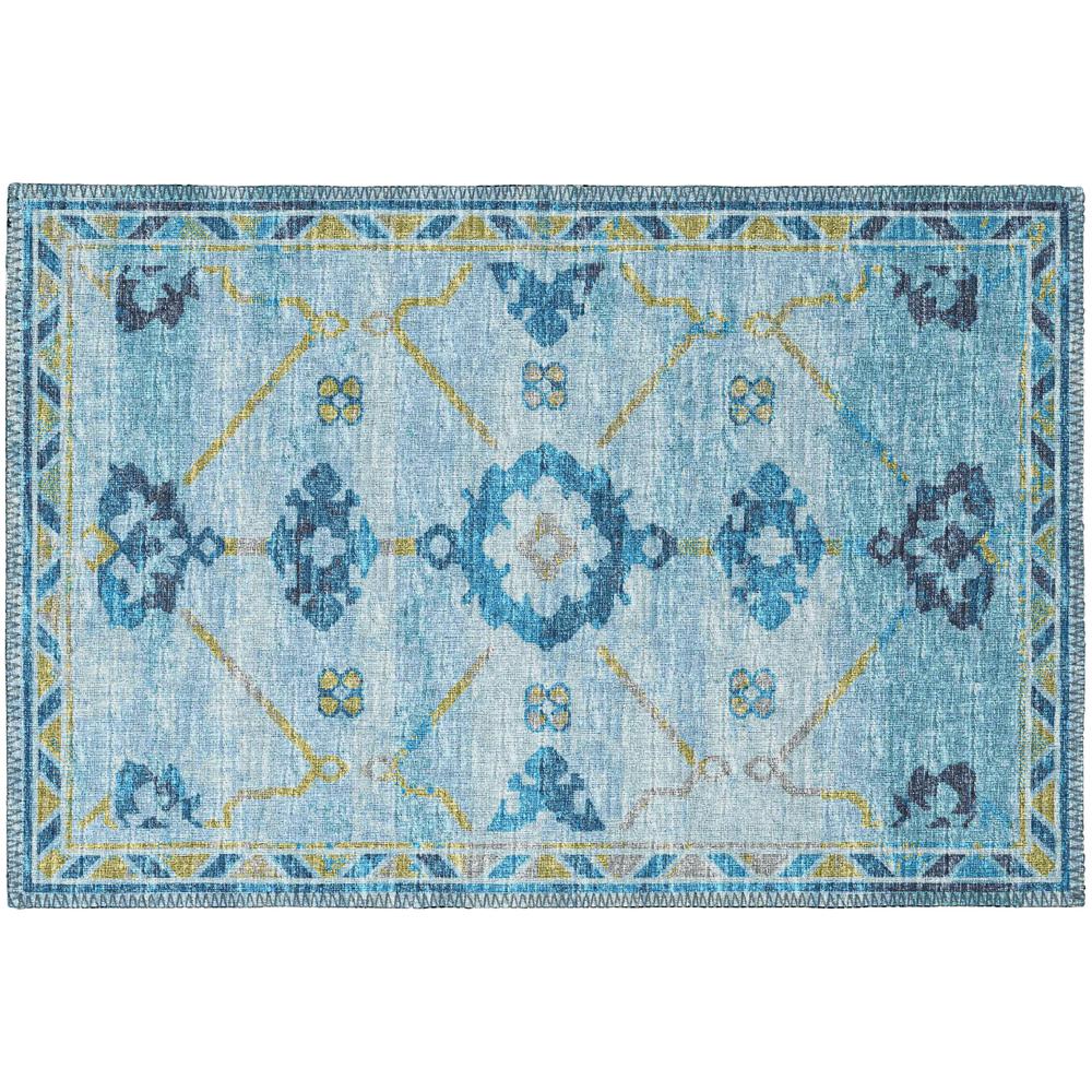 Indoor/Outdoor Sedona SN16 Riverview Washable 1'8" x 2'6" Rug. Picture 1