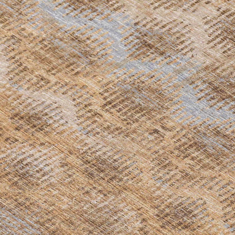Bravado Earth Transitional Chevron 1'8" x 2'6" Accent Rug Earth ABV39. Picture 5