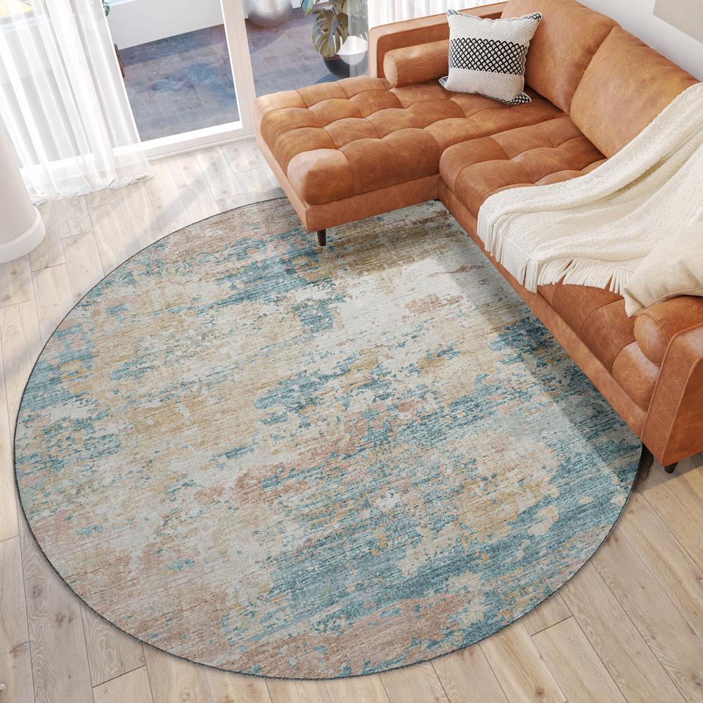 Camberly CM4 Parchment 8' x 8' Round Rug. Picture 2