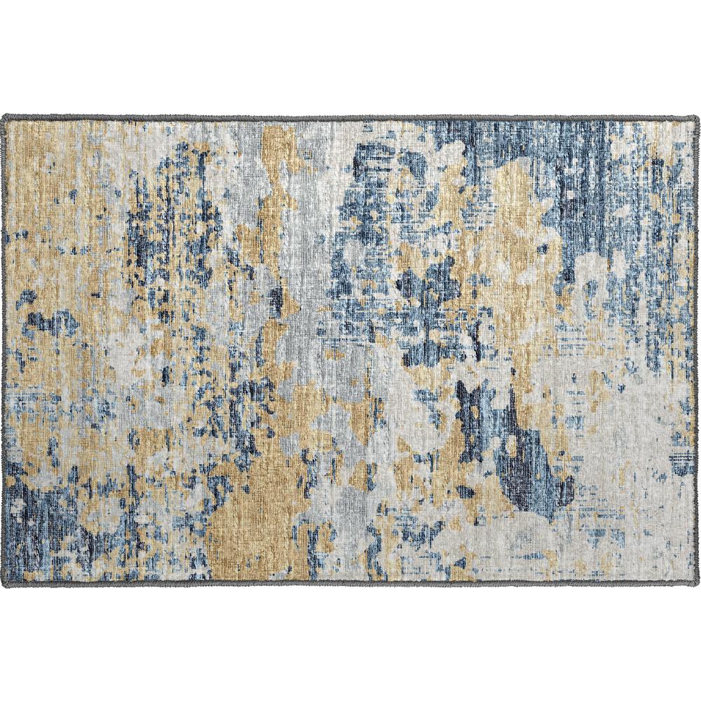 Camberly CM4 Navy 1'8" x 2'6" Rug. Picture 1