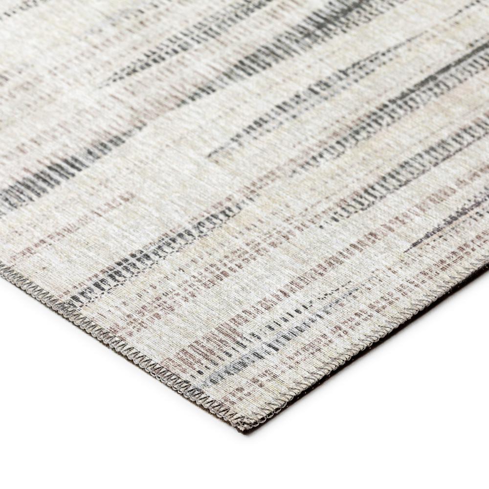 Waverly Beige Contemporary Striped 1'8" x 2'6" Accent Rug Beige AWA31. Picture 3
