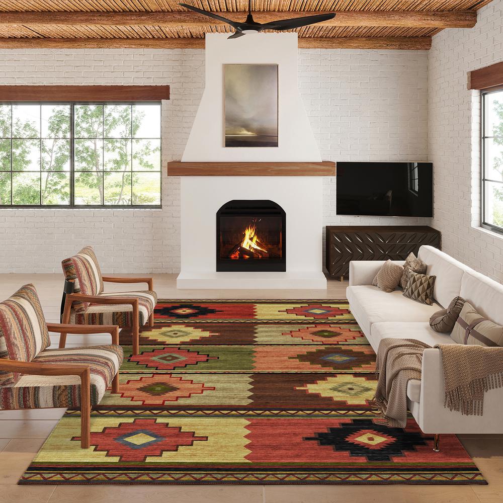 Indoor/Outdoor Phoenix PH1 Canyon Washable 2'6" x 3'10" Rug. Picture 7