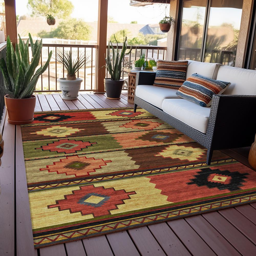 Indoor/Outdoor Phoenix PH1 Canyon Washable 2'6" x 3'10" Rug. Picture 8