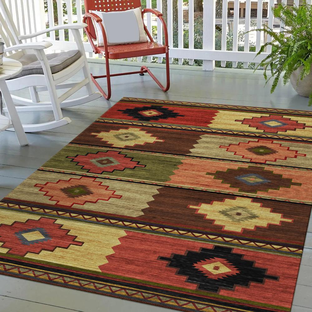 Indoor/Outdoor Phoenix PH1 Canyon Washable 2'6" x 3'10" Rug. Picture 10