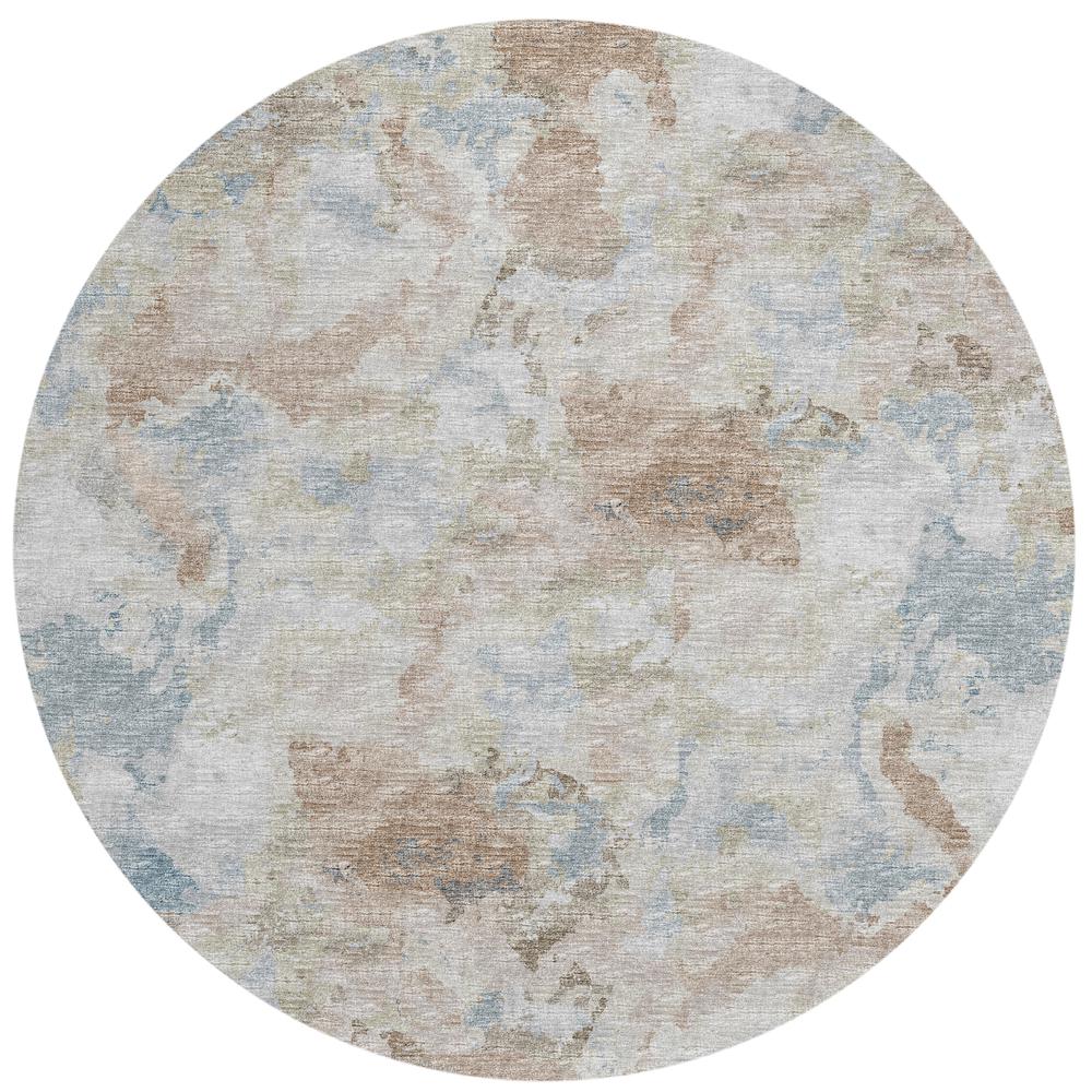 Indoor/Outdoor Accord AAC32 Moody Washable 8' x 8' Round Rug. Picture 1