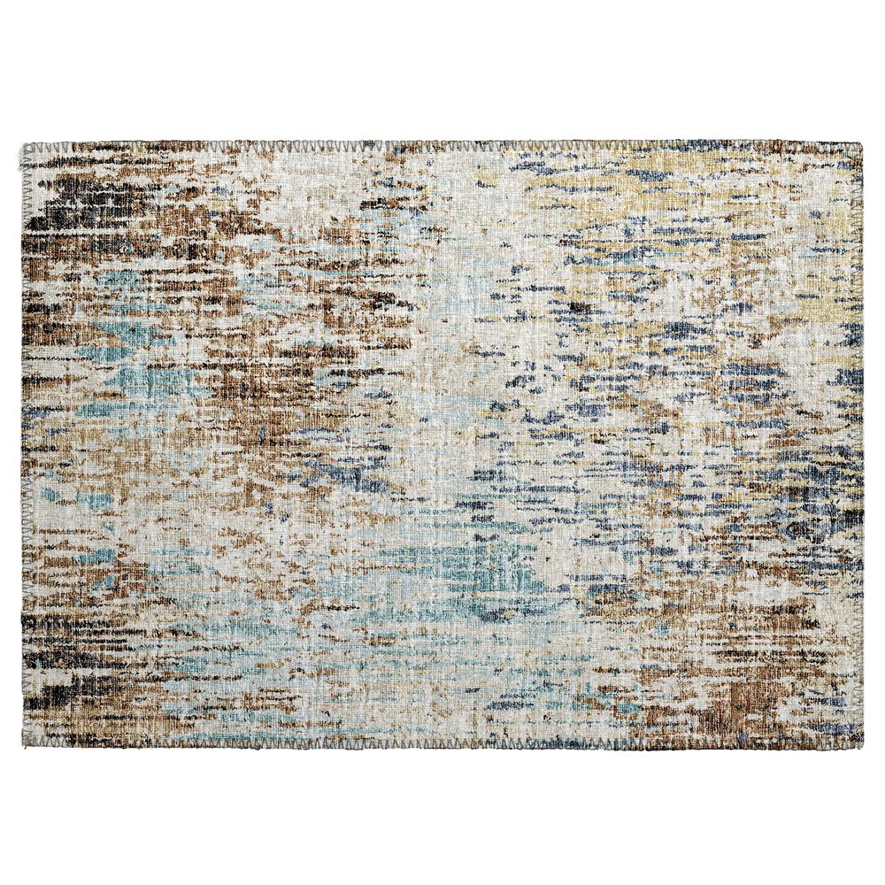 Indoor/Outdoor Accord AAC31 Moody Washable 1'8" x 2'6" Rug. Picture 1