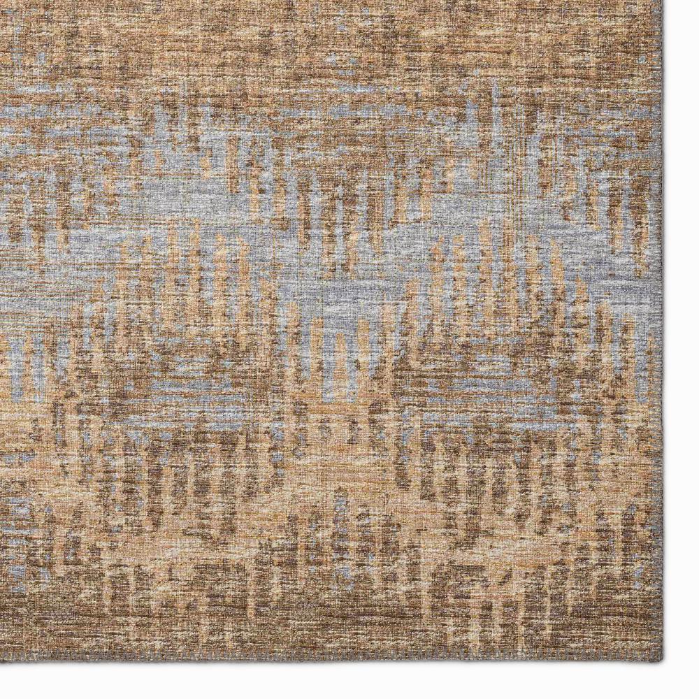 Bravado Earth Transitional Chevron 1'8" x 2'6" Accent Rug Earth ABV39. Picture 2