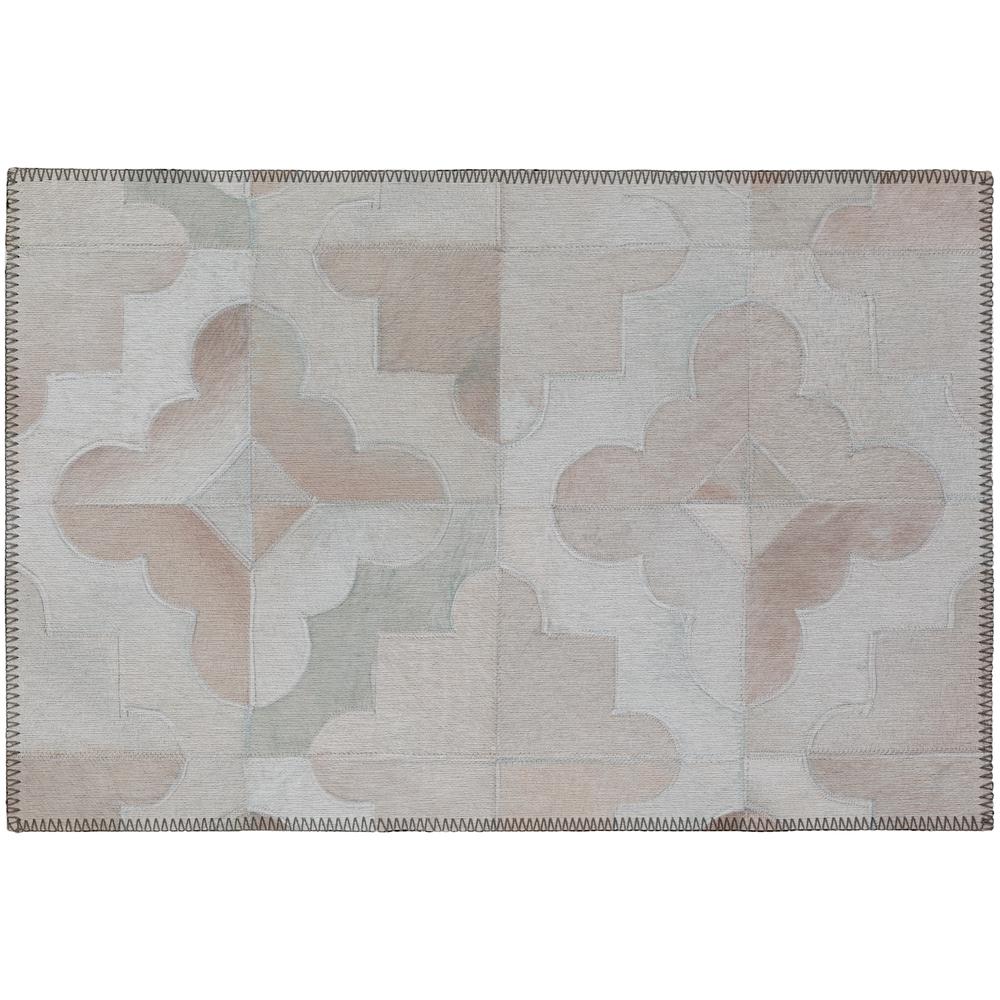 Indoor/Outdoor Stetson SS8 Linen Washable 1'8" x 2'6" Rug. Picture 1