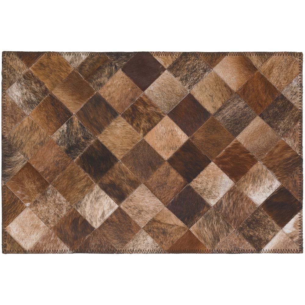 Indoor/Outdoor Stetson SS2 Bison Washable 1'8" x 2'6" Rug. Picture 1