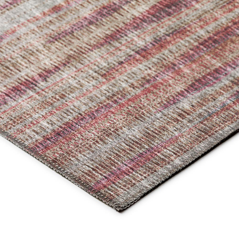 Waverly Burgundy Contemporary Striped 1'8" x 2'6" Accent Rug Burgundy AWA31. Picture 3