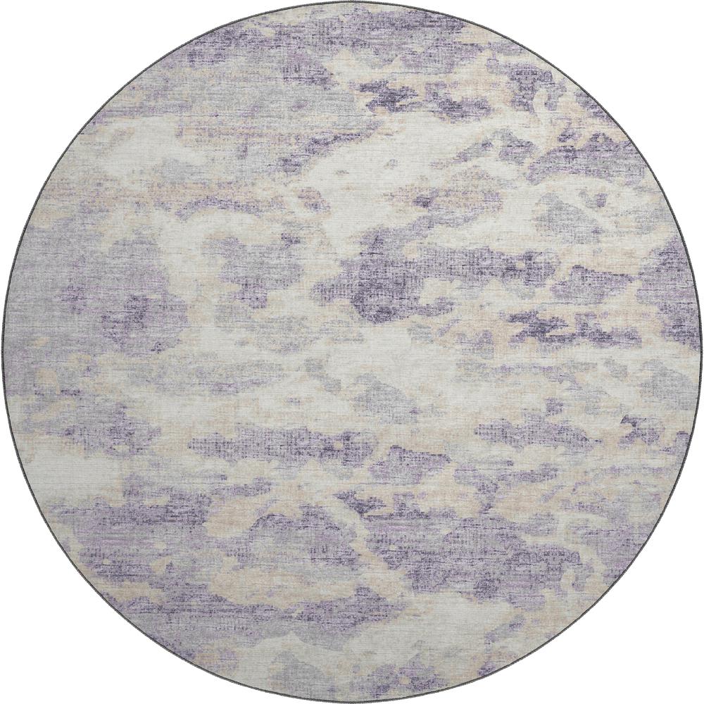 Camberly CM6 Lavender 8' x 8' Round Rug. Picture 1