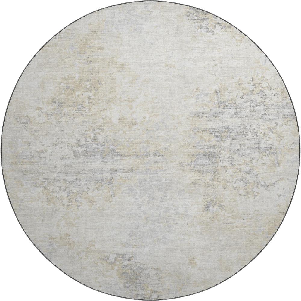 Camberly CM5 Linen 8' x 8' Round Rug. Picture 1