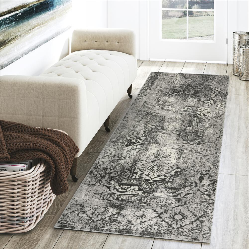 Cascina CC7 Carbon 2'3" x 7'5" Runner Rug. Picture 2
