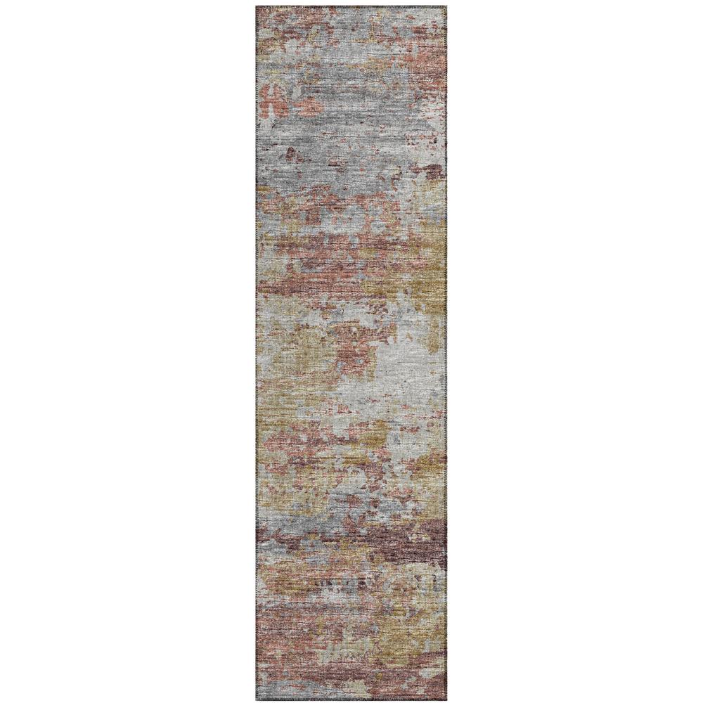 Indoor/Outdoor Accord AAC34 Multi Washable 2'3" x 7'6" Runner Rug. Picture 1