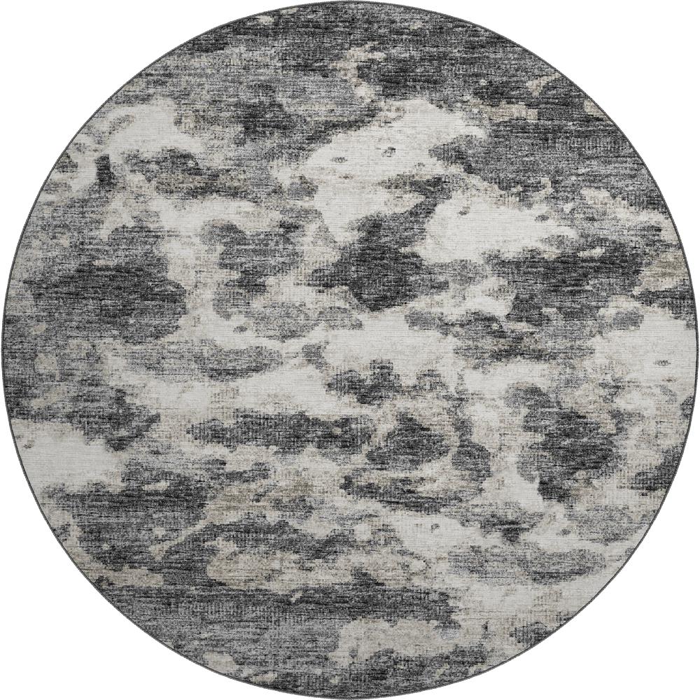 Camberly CM6 Midnight 8' x 8' Round Rug. Picture 1