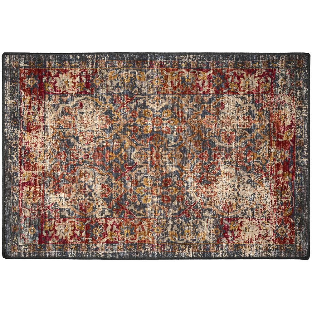 Jericho JC3 Charcoal 2' x 3' Rug. Picture 1