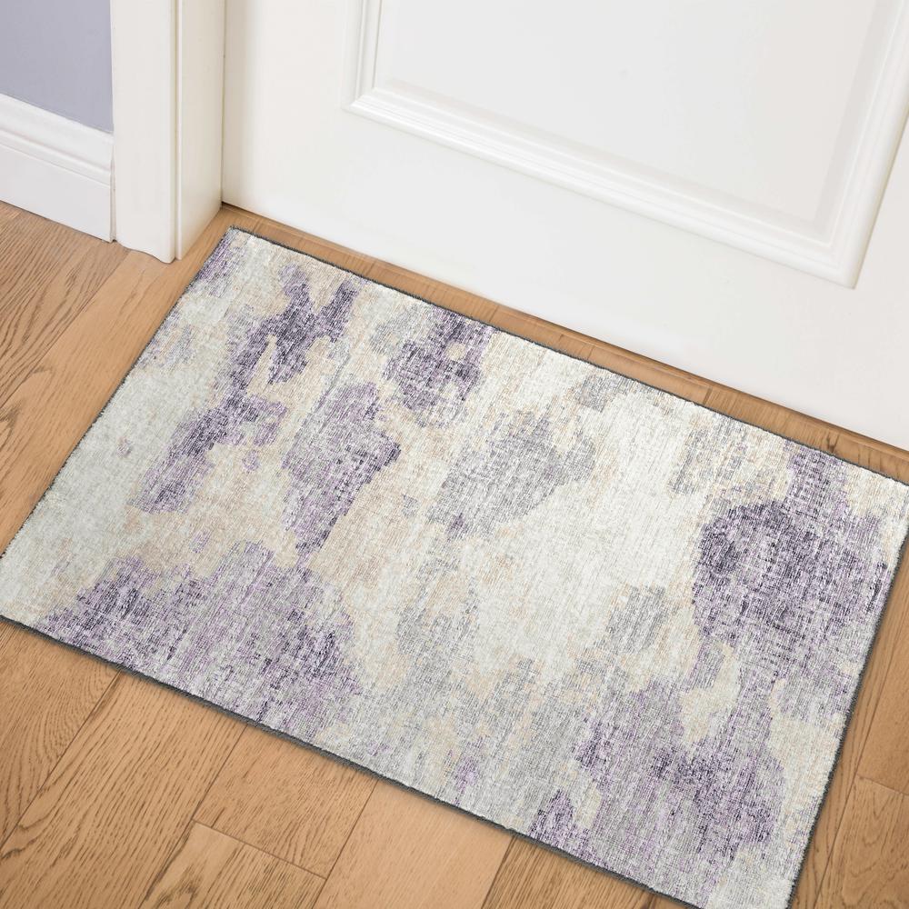 Camberly CM6 Lavender 1'8" x 2'6" Rug. Picture 2